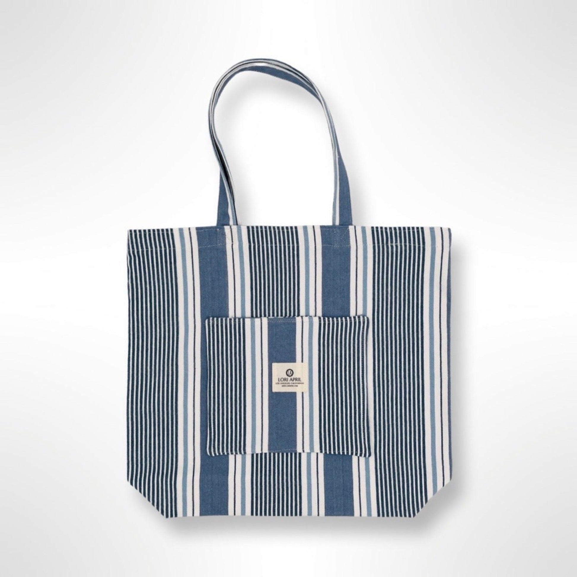 Barefoot Stripes Tote Bag | Lori April 