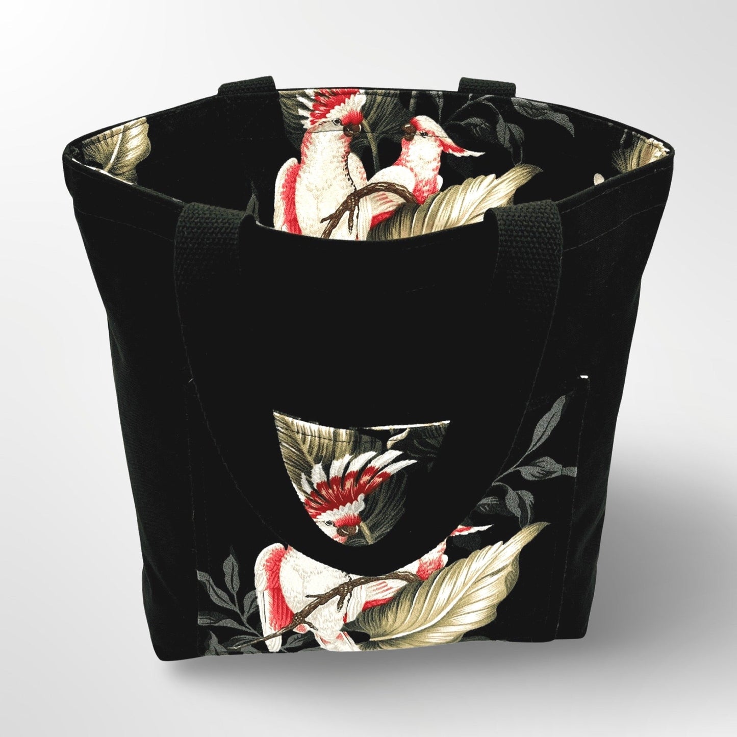 Love Birds Hawaiian Barkcloth Reversible Tote | Lori April 