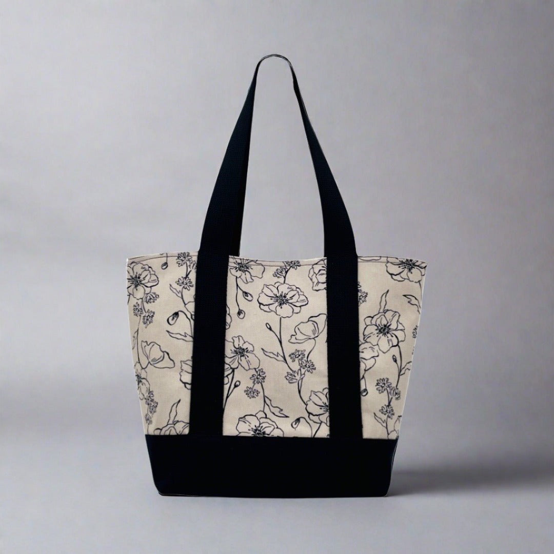 Tsubaki Cotton Tote Bag | Lori April 